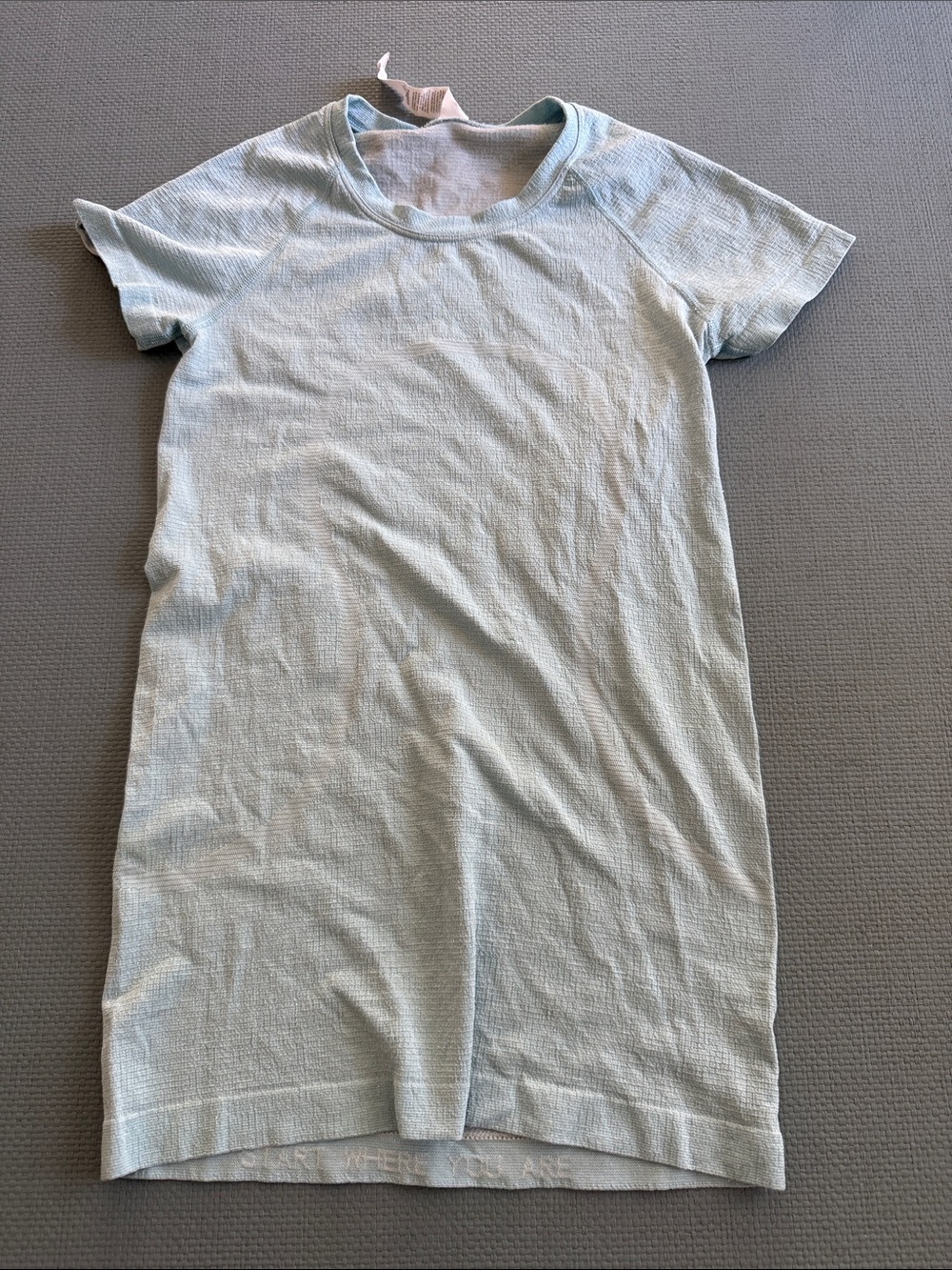 lululemon athletica Kids Light Blue Short Sleeve Tee Dress